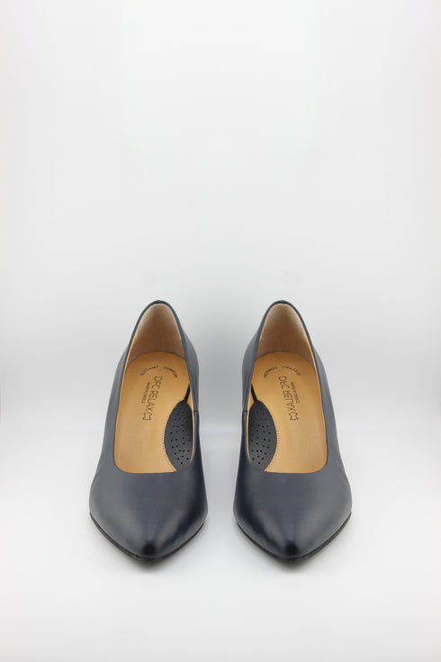 DFC Relax Pointed Toe Block Heel Pumps