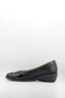DFC Relax Leather Wedge Loafers with Gloss Trim