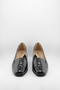 DFC Relax Croc-Embossed Leather Wedge Loafers