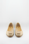 DFC Relax Minimalist Quilted Square-Toe Flats