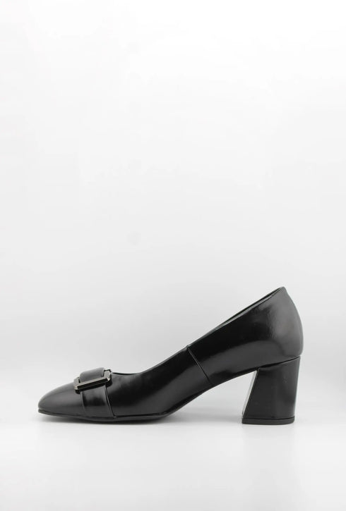 DFC Relax Block Heel Loafers with Buckle