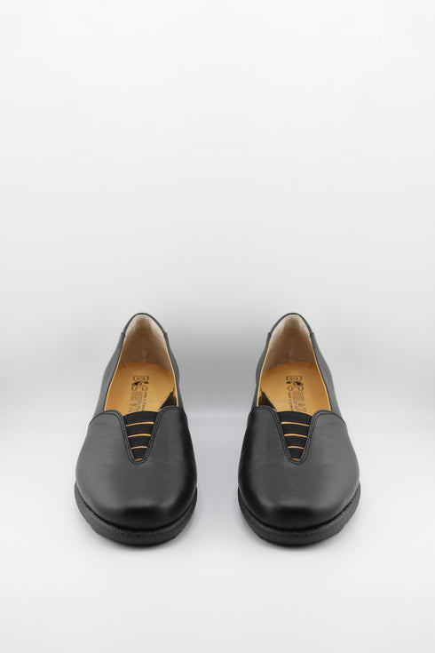 DFC Relax Comfort Wedge Loafers with Elastic Detail