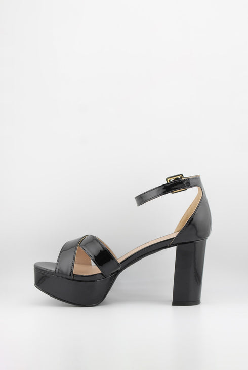 Luz da lua Platform Block Heel Ankle Strap Sandals
