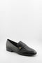 Luz da lua Leather Loafers with Star Accent
