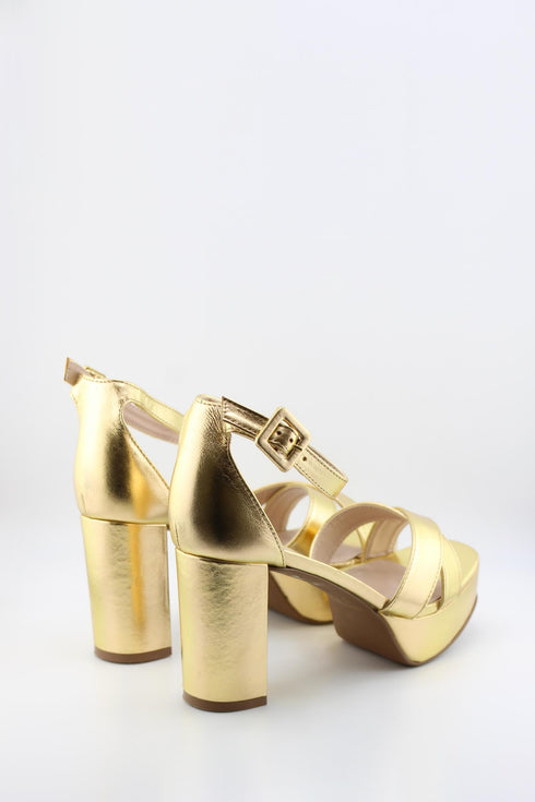 Luz da lua Platform Block Heel Ankle Strap Sandals