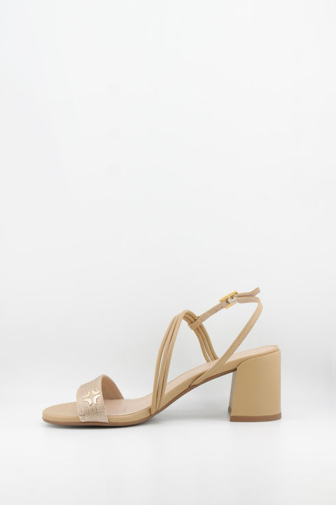 Luz da lua Strappy Block Heel Sandal
