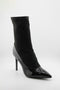 Invoice Patent Leather Stiletto Ankle Boot