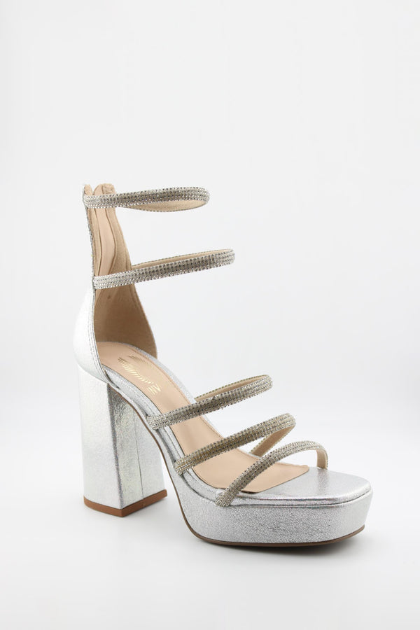 Invoice Elegant Strappy Platform Block Sandal