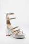 Invoice Elegant Strappy Platform Block Sandal