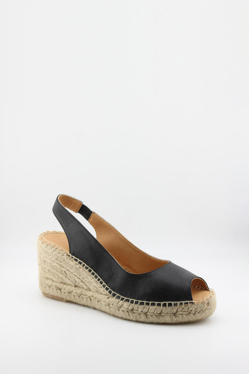 Jutelia Peep-Toe Espadrille Wedge Sandal