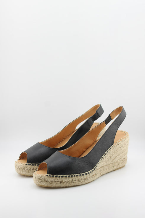 Jutelia Peep-Toe Espadrille Wedge Sandal