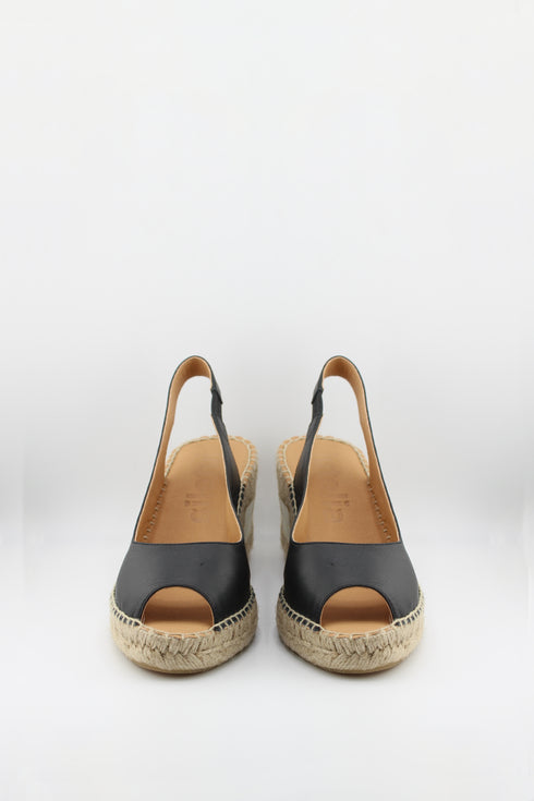 Jutelia Peep-Toe Espadrille Wedge Sandal