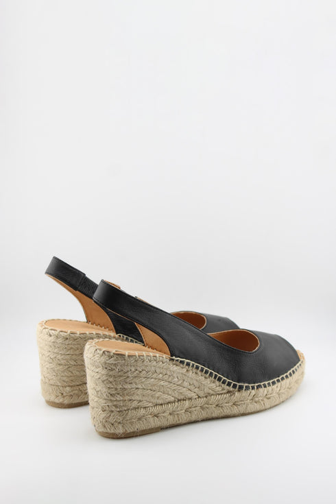 Jutelia Peep-Toe Espadrille Wedge Sandal