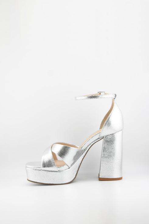 Invoice Strappy Platform Block Heel Sandals