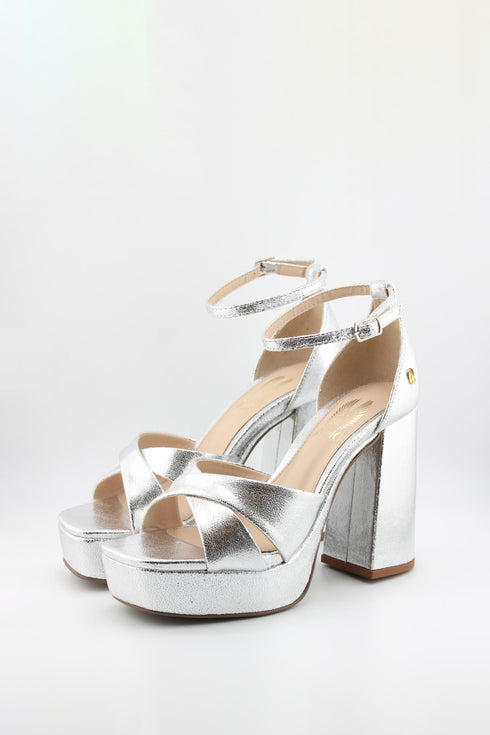 Invoice Strappy Platform Block Heel Sandals