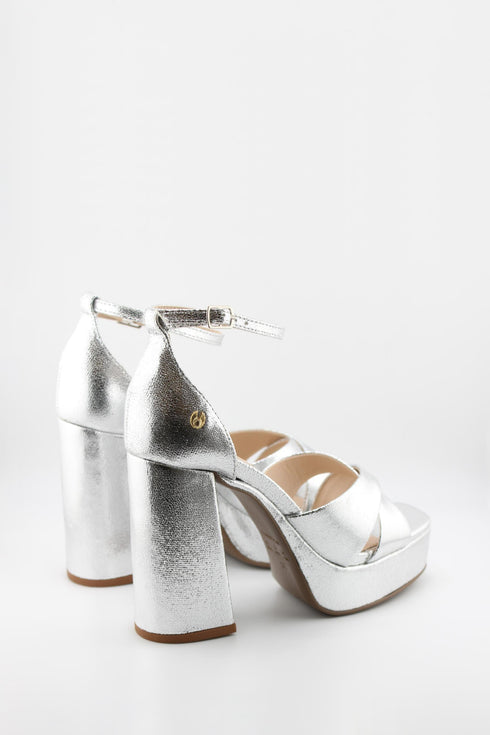 Invoice Strappy Platform Block Heel Sandals