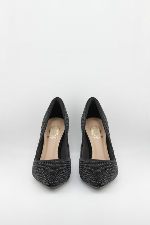 Invoice Elegant Studded Stiletto Heels