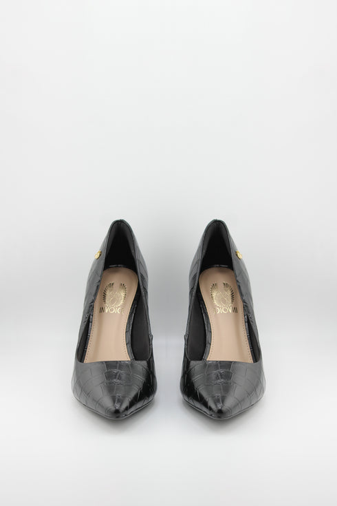 Invoice Embellished Pointed-Toe Heel