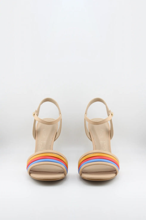 Capelli Rossi Strappy Multicolor Wedge Sandal
