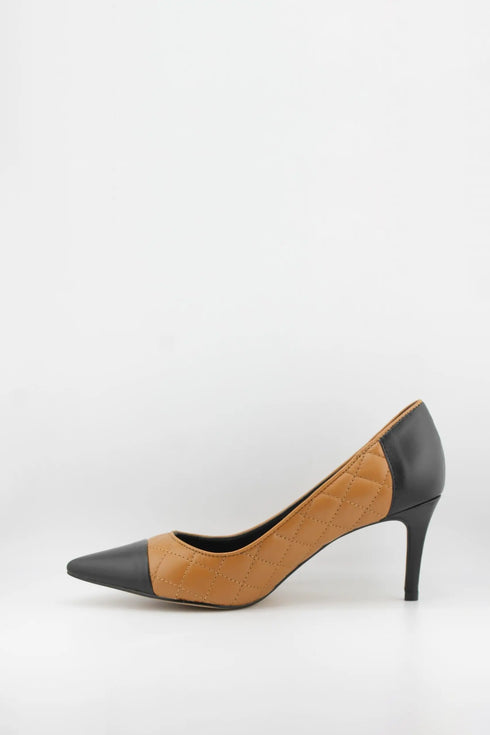 Capelli Rossi Quilted Leather Pointed Toe Pumps