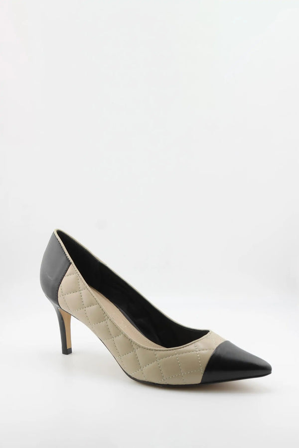Capelli Rossi Quilted Leather Pointed Toe Pumps