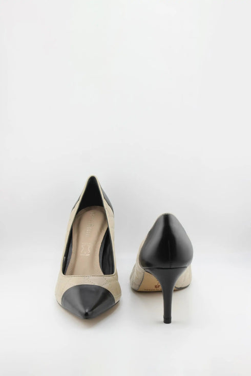 Capelli Rossi Quilted Leather Pointed Toe Pumps
