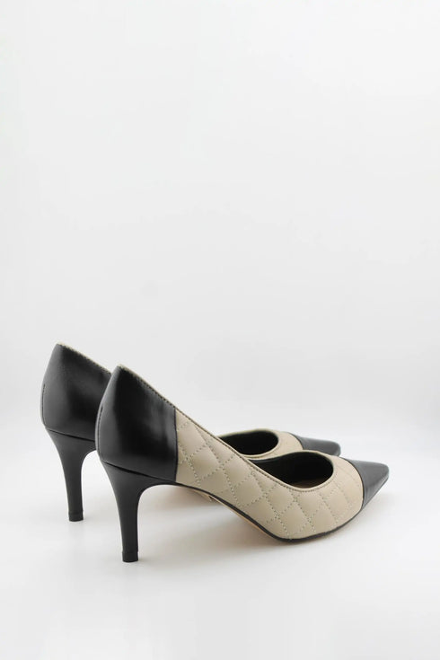 Capelli Rossi Quilted Leather Pointed Toe Pumps