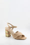 Capelli Rossi Braided Strap Block Heel Sandal