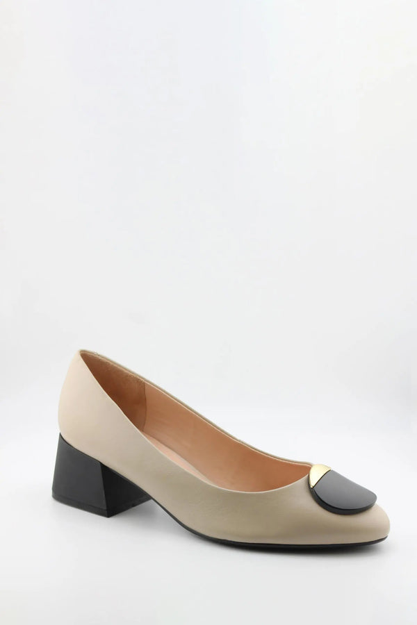 Capelli Rossi Block Heel Leather Loafers