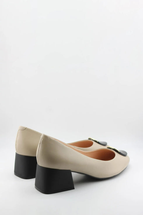 Capelli Rossi Block Heel Leather Loafers