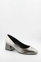 Capelli Rossi Geometric Block Heel Slip-On Pumps