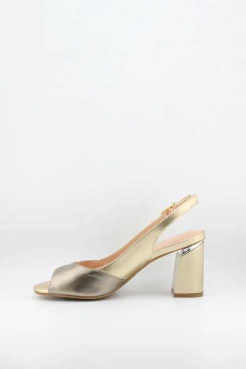 Capelli Rossi Slingback Peep-Toe Block Heels