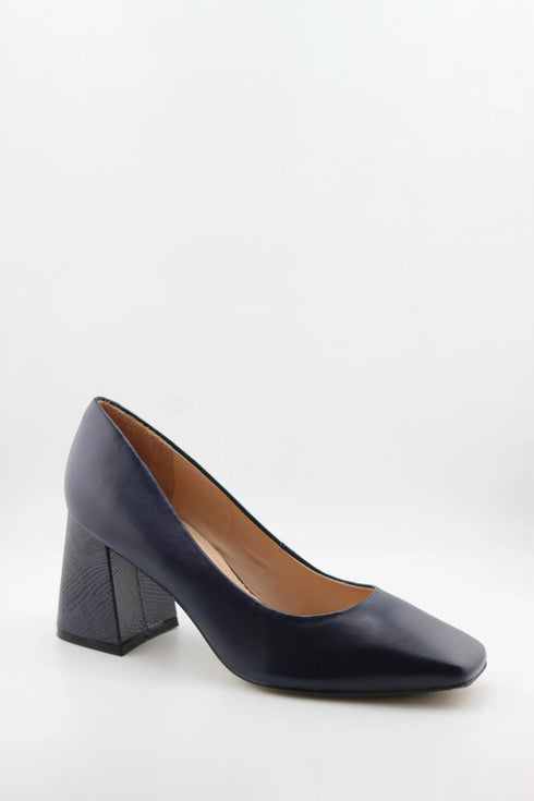 Capelli Rossi Square-Toe Block Heel Pumps