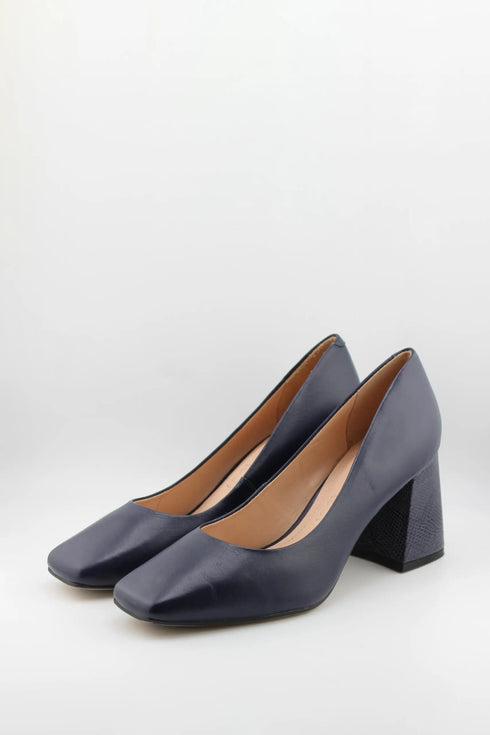Capelli Rossi Square-Toe Block Heel Pumps