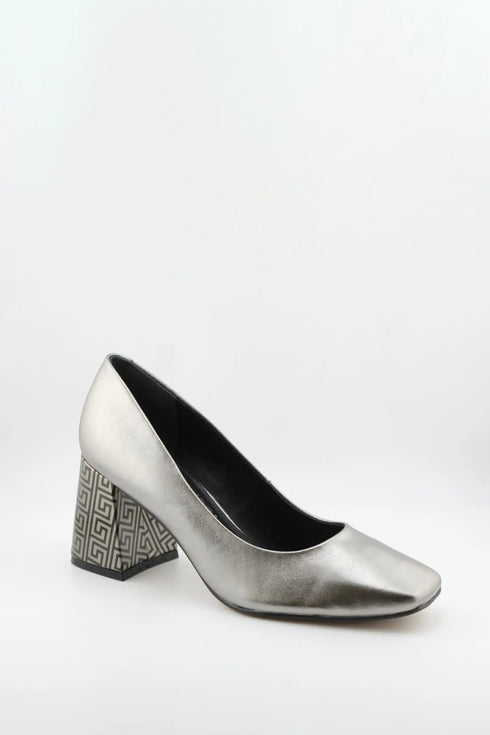 Capelli Rossi Square-Toe Block Heel Pumps