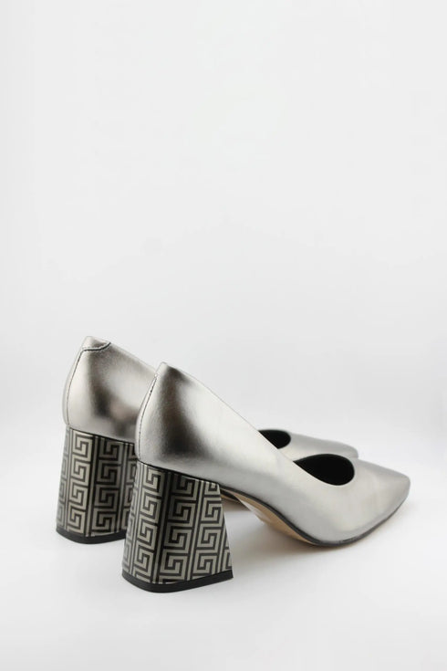 Capelli Rossi Square-Toe Block Heel Pumps