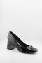 Capelli Rossi Patent Leather Block Heel Loafers