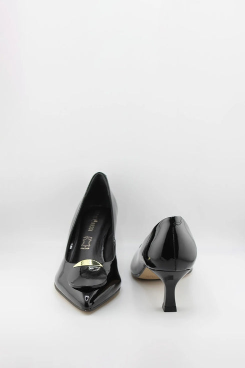 Capelli Rossi Patent Leather Pointed Toe Pumps