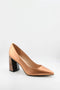 Capelli Rossi Elegant Pointed Toe Block Heel Pumps