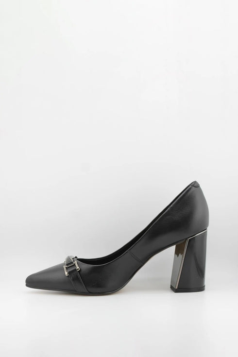 Capelli Rossi Pointed Toe Block Heel Loafers
