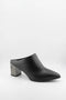 Capelli Rossi Elegant Block Heeled Embossed Mules