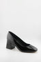 Capelli Rossi Block Heel Croc-Embossed Pumps