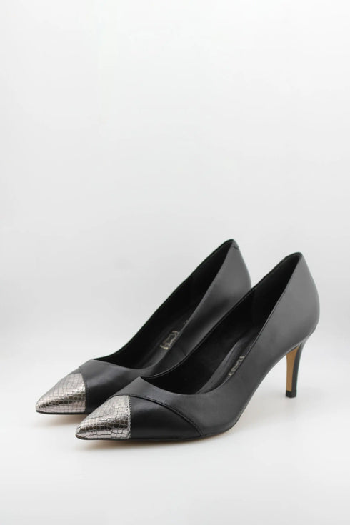 Capelli Rossi Pointed Toe Leather Stiletto Heels