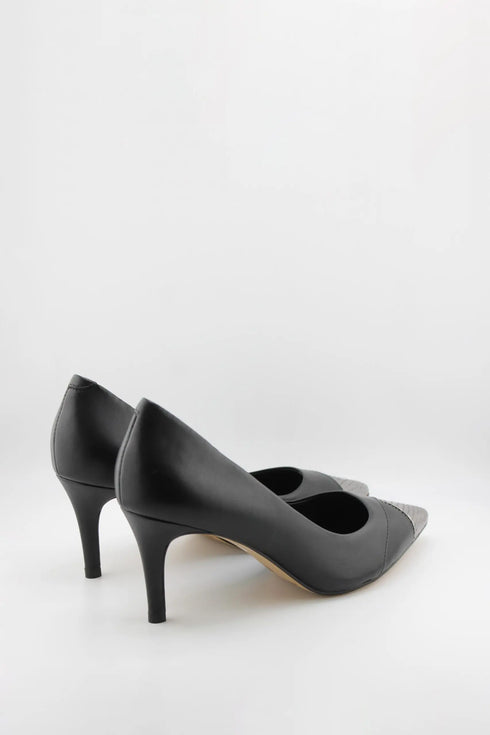 Capelli Rossi Pointed Toe Leather Stiletto Heels