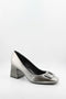 Capelli Rossi Block Heel Pump with Buckle Details