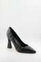 Capelli Rossi Quilted Pointed-Toe Block Heels