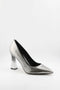 Capelli Rossi Sculpted Heel Pointed Toe Pumps