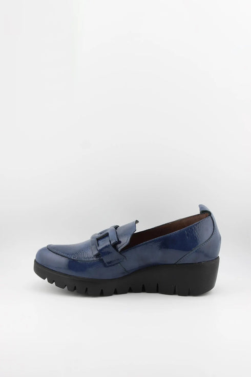 Wonders Suede Loafer with Chunky Sole