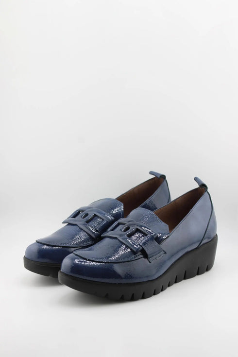 Wonders Suede Loafer with Chunky Sole