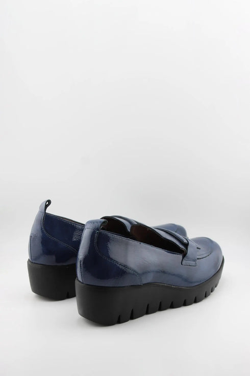 Wonders Suede Loafer with Chunky Sole